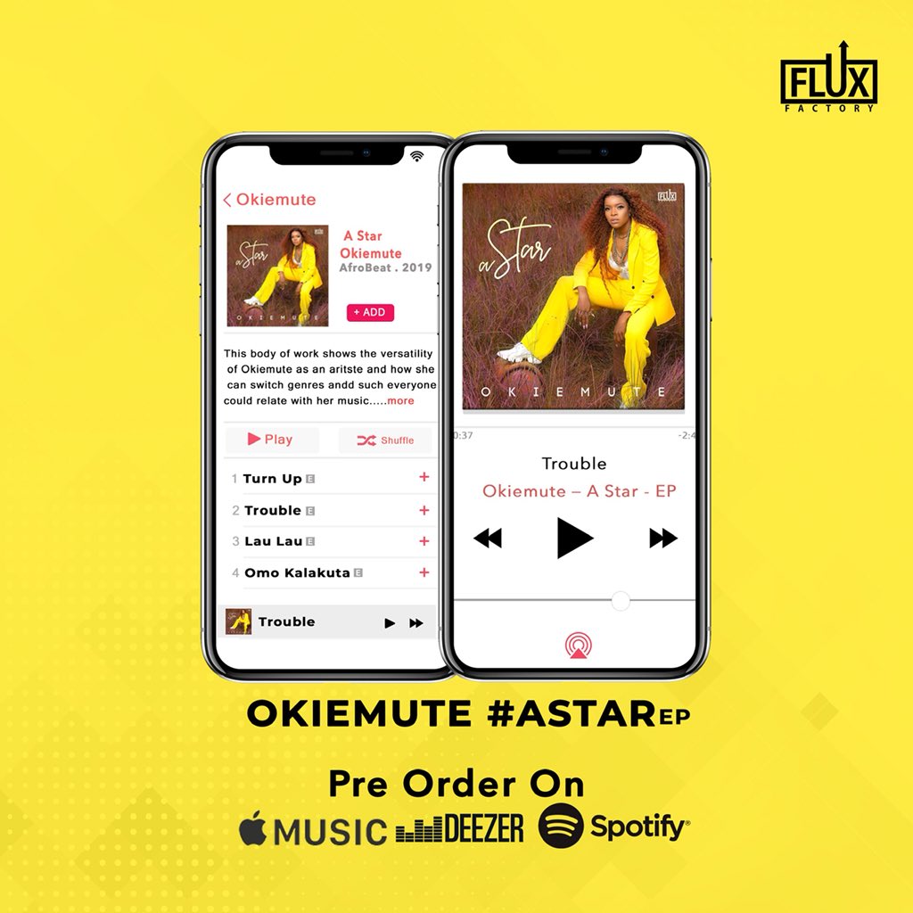 fluxfactoryltd's tweet photo. You can Pre-order @TheOkiemute Ep #aStarEp 
Also will be available on all Platforms this Friday 
#FluxFactoryMusic #aStarEp #okiemute https://t.co/ZQ8IaKUDdX
