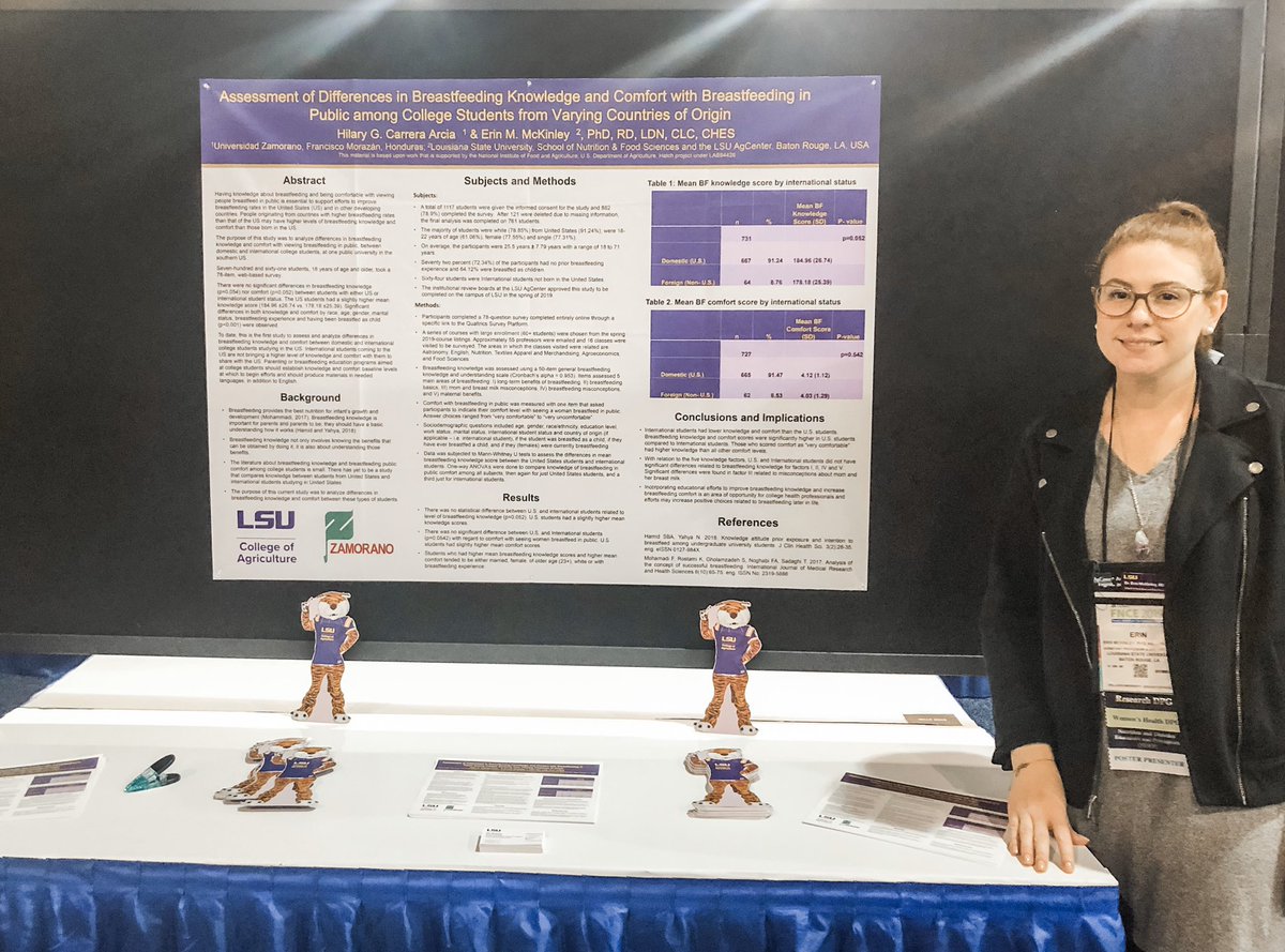 Eat Right Louisiana (@eatright_la) on Twitter photo Check out @ErinMcKinleyPhD! She shared her research at <a href="/eatrightFNCE/">eatrightFNCE</a> 🎉 #FNCE @SNDAatLSU <a href="/LSU/">LSU</a> <a href="/eatrightPRO/">eatrightPRO</a> <a href="/eatright/">eatright</a> #louisianaRDs Check out @ErinMcKinleyPhD! She shared her research at <a href="/eatrightFNCE/">eatrightFNCE</a> 🎉 #FNCE @SNDAatLSU <a href="/LSU/">LSU</a> <a href="/eatrightPRO/">eatrightPRO</a> <a href="/eatright/">eatright</a> #louisianaRDs