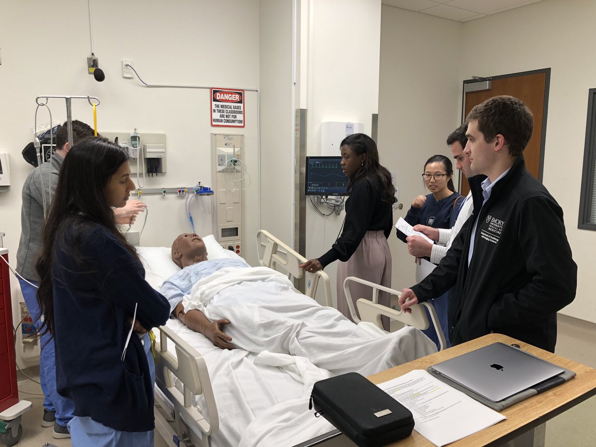 Annual contrast reaction OSCE for our @EmoryRadiology #radresidents. Program set up by our awesome residents, Dhruv Patel and Ashwani Gore. #raded #meded #simulation