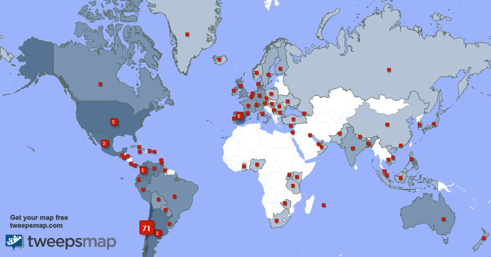 Tengo 10 nuevos seguidores, desde Perú 🇵🇪, y más durante la última semana tweepsmap.com/!StarterDaily