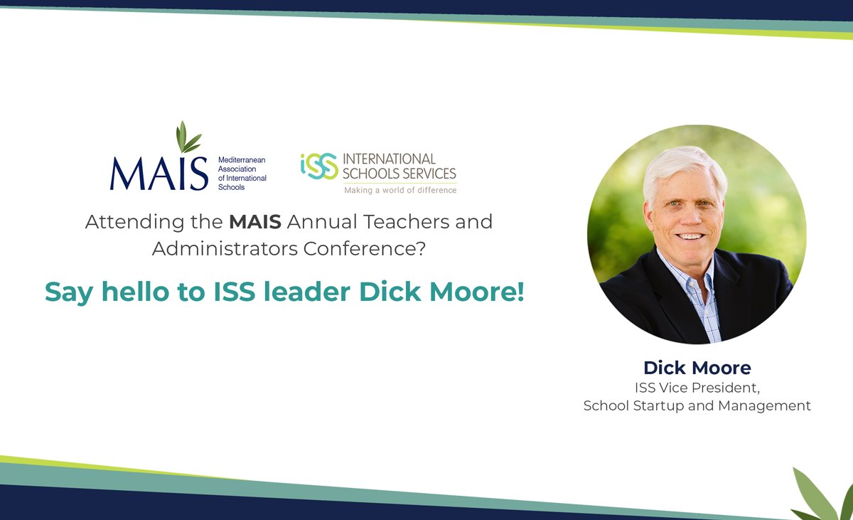 konsonant Preference buket International Schools Services (ISS) on Twitter: "Wishing the Oct 30-Nov 3  @maiseducation conference attendees a great time of learning ahead! Dick  Moore will be there representing ISS -- come connect to say