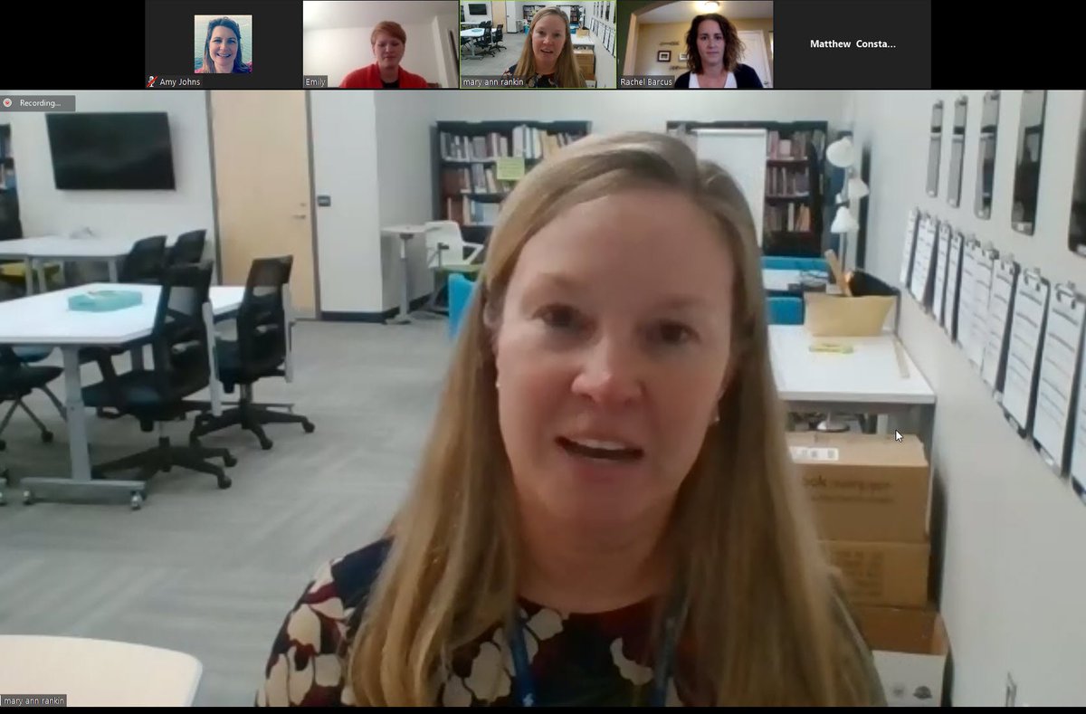 Amysmusings's tweet photo. Curious about how to make #makerspaces a reality at your school?  Tune in to hear @MaryAnnRankin @lmsbarcus and @emilywgreene  @nkymakerspace share their tips and tricks.  Up now on the #KySTEFall event schedule.  Connect  at https://t.co/wIjp5OFDIB @kystetech https://t.co/3ysiOwRPpm
