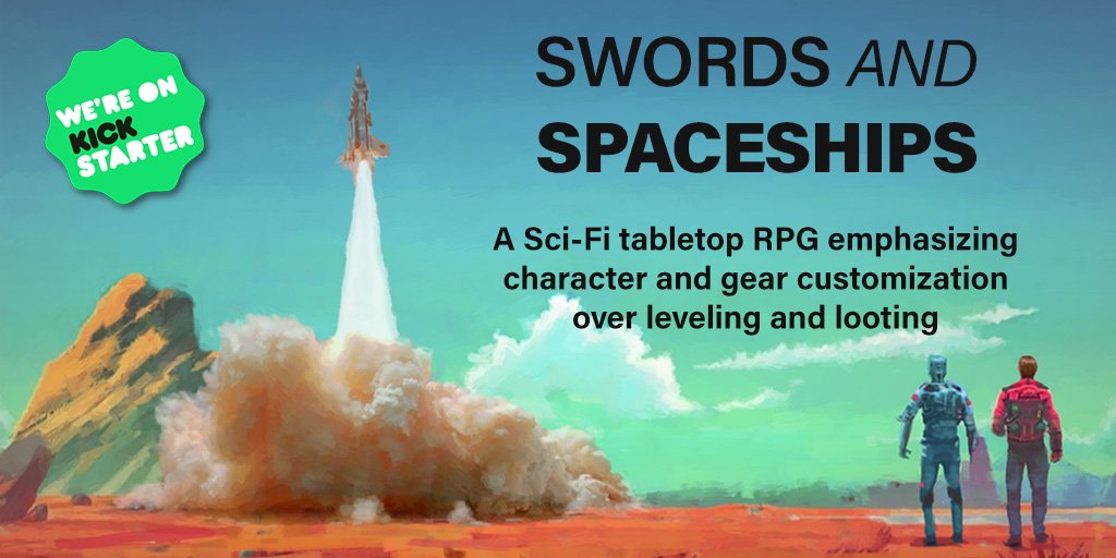 Kickfunding's tweet photo. Swords and Spaceships https://t.co/uXlHgCxGgZ 
#kickstarter #crowdfunding #CrowdFund #game 
#gamer #gamelover #gameaddict #tabletopgames 
#tabletopgamesaddict #rpgtabletopgames #tabletoprpg   #roleplayinggame #roleplayinggamer #tabletoprpgonline https://t.co/w7FWnNoKX3
