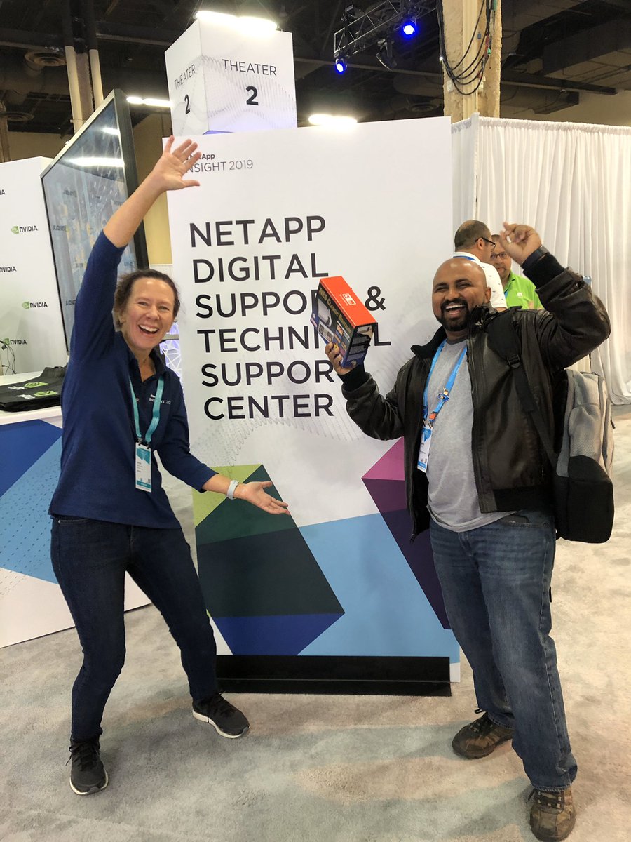 JaylinWeb's tweet photo. Winner winner!! Congratulations @vamsi543 on winning the NES Classic Super Bundle! #SmartBar #SmartBarDemos #NetAppINSIGHT https://t.co/sLMnAE3M14