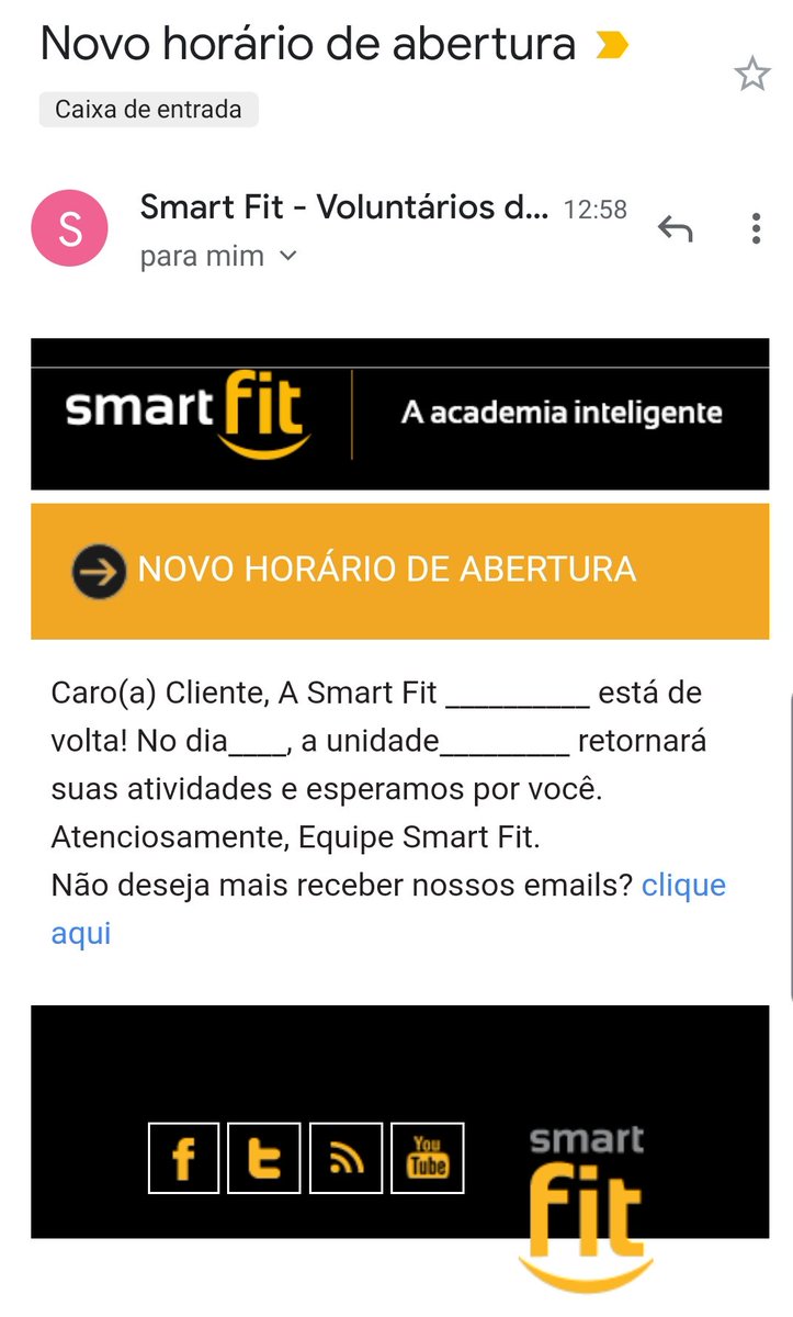 danielveol's tweet photo. @SmartFitoficial, estagiário por aí é só na musculação, não coloca estagiário no marketing que dá nisso! xD https://t.co/UFDTQB3c7i