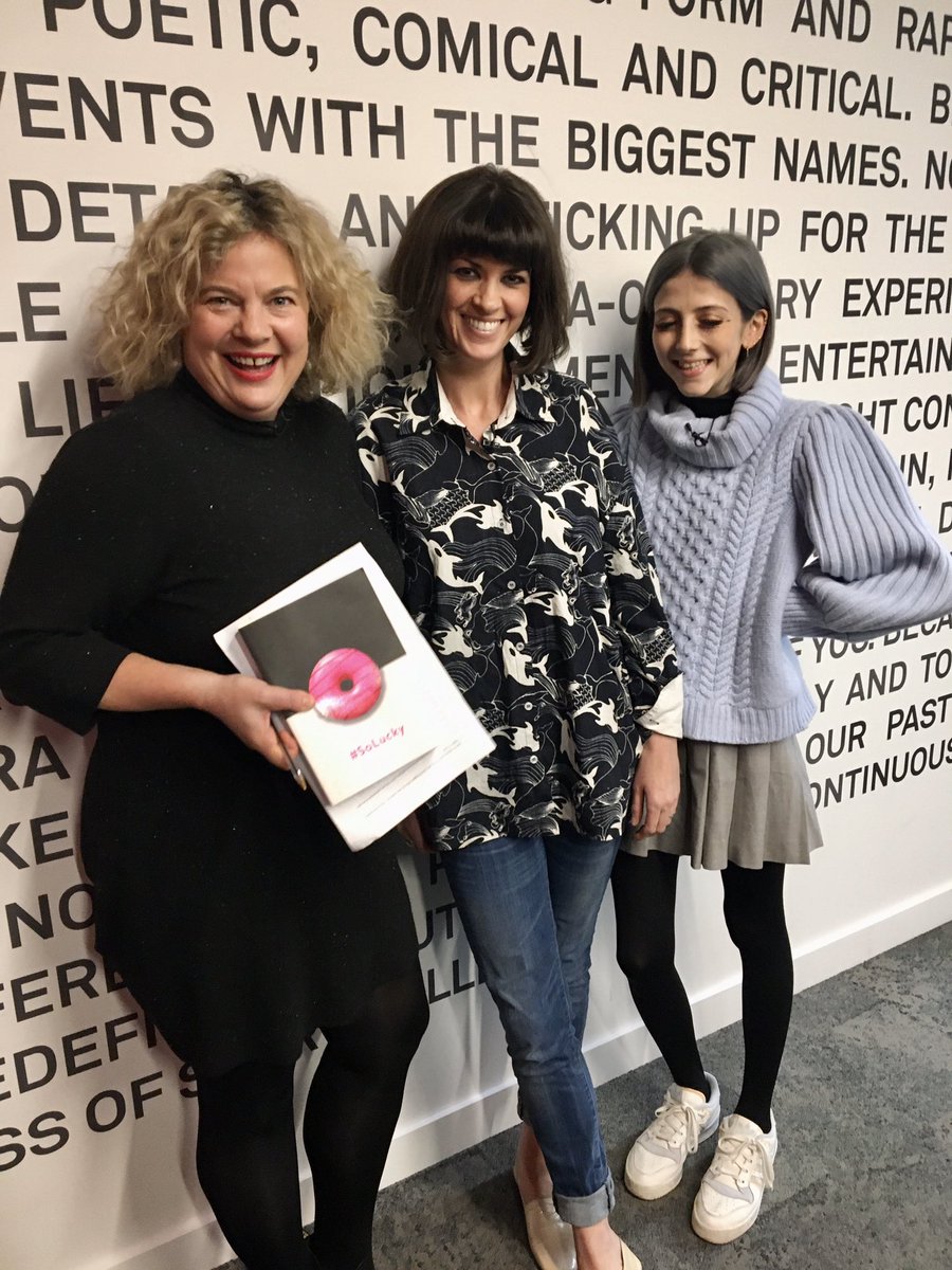 These 3 amazing women taking to the @MyTimesPlus stage. @hotpatooties @EleanorMills @scarcurtis #SoLucky #ItsNotOkToFeelBlue #MentalHealth