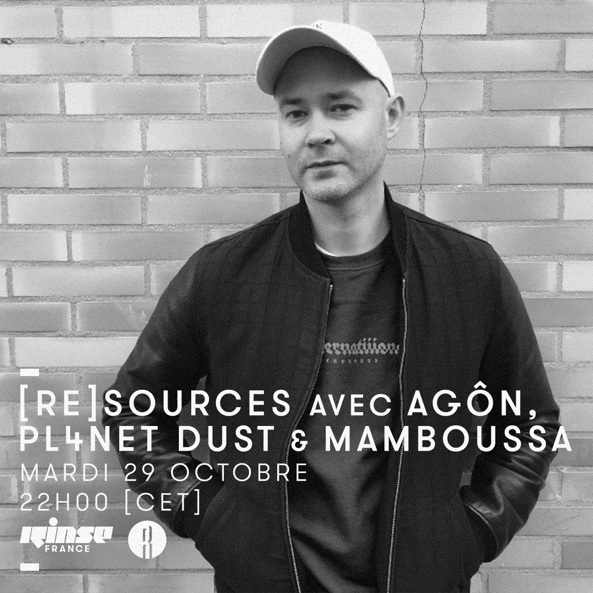 RinseFrance's tweet photo. Tout de suite c'est #ANNAMAN jusqu'à 22h !
Ensuite c'est @resourcesmusic w/ @3spionag3, #Agôn & @Mamboussa !
#verrouillé 🔒 https://t.co/GnEXqQnzYT https://t.co/SrJJhctG7V