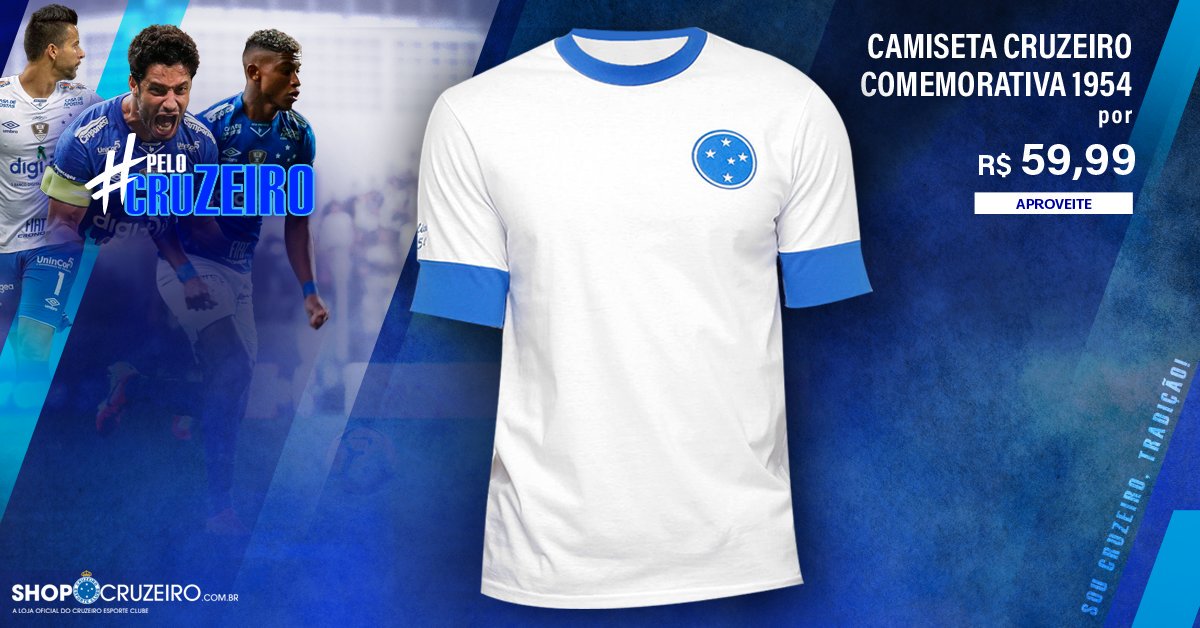 Cruzeiro 🦊 on X: Já garantiu a camisa pré-jogo do Cruzeiro? Aproveite o  desconto e peça a sua na @ShopCruzeiro! 🦊💙 🛒 Compre aqui >    / X