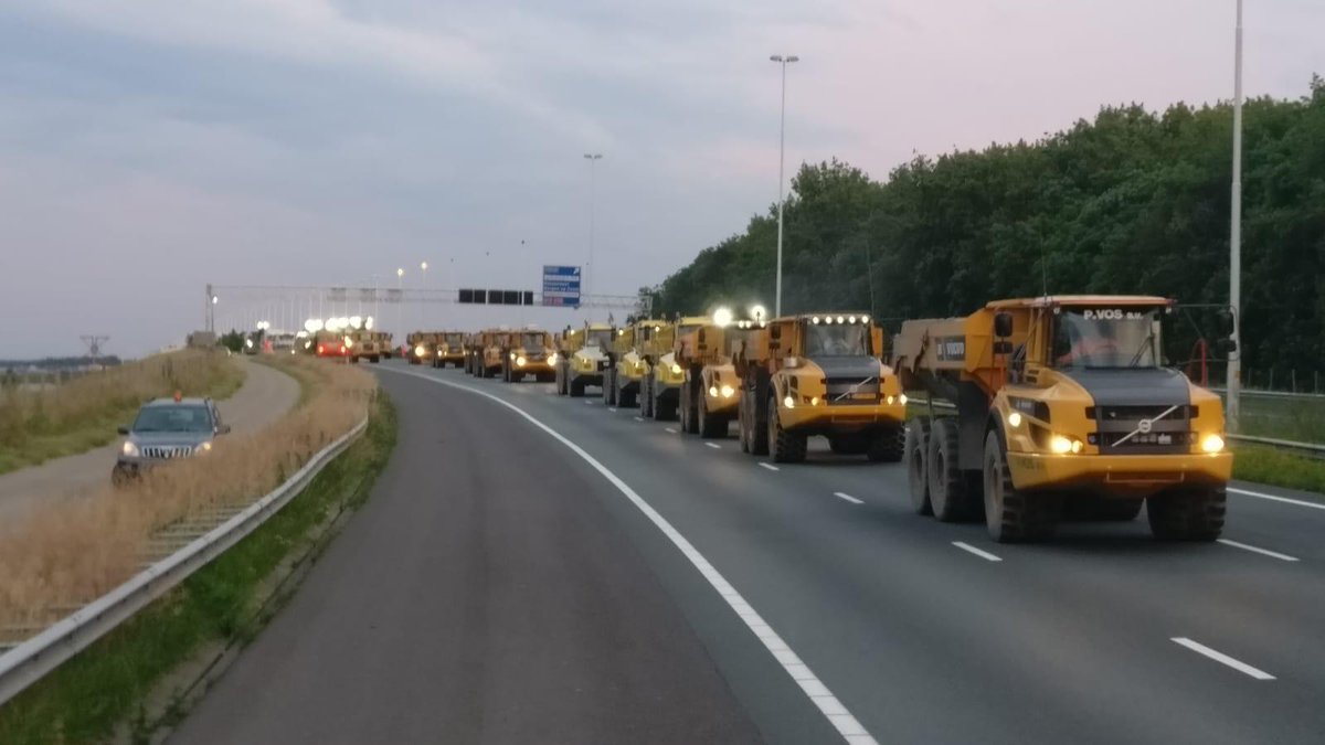 De bouwers zijn onderweg!