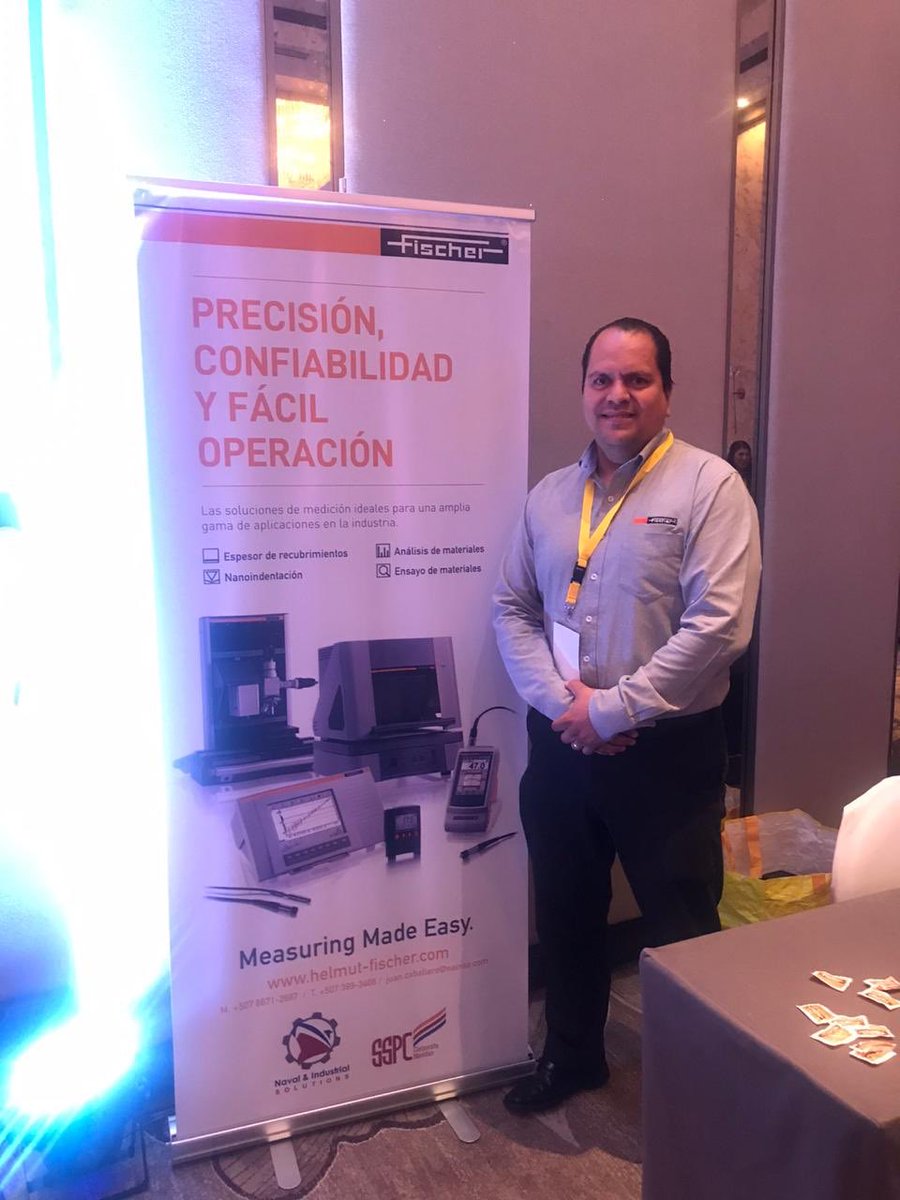 HelmutFischerMx's tweet image. Helmut Fischer México participando en Panamá Coating Show como parte de las actividades de SSPC Panamá Chapter. 
Siempre vinculados con la industria de los recubrimientos. 

Tecnología hecha en Alemania. 
Soluciones aplicadas en México. 

#MeasuringMadeEasy #SSPC