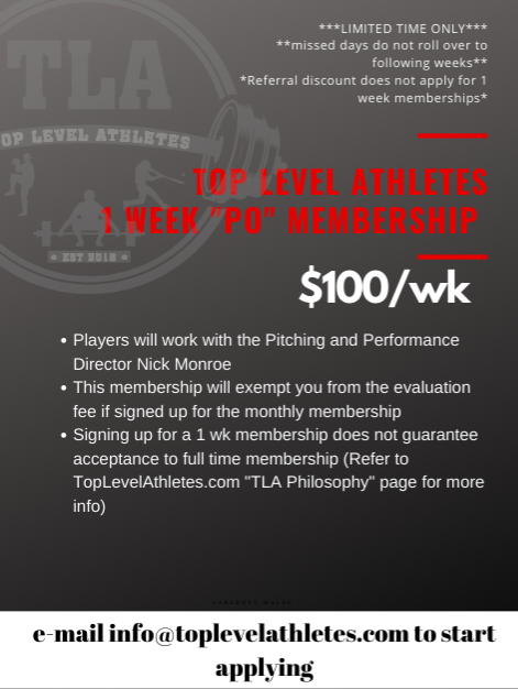 Top_Lvl_Athlete's tweet photo. With many of our pitchers showing successes on the field this fall, we've received many inquiries about pitching lessons. We believe in getting consistent work and what better way to come find out for yourself. Shoot us a DM or e-mail info@toplevelathletes.com to get started https://t.co/cluVK4KyrO