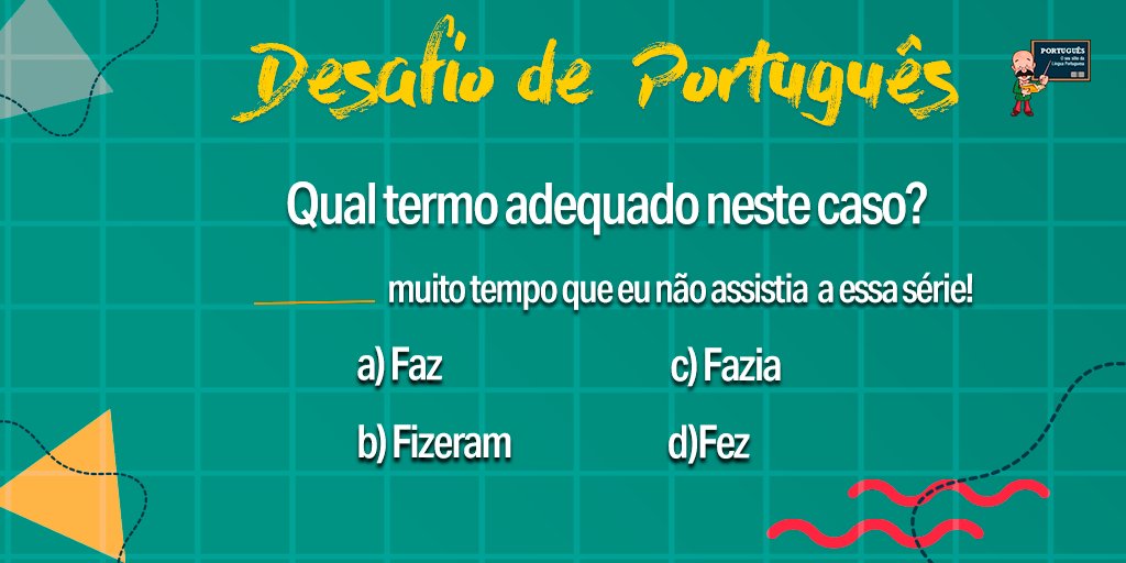 Português tweet media