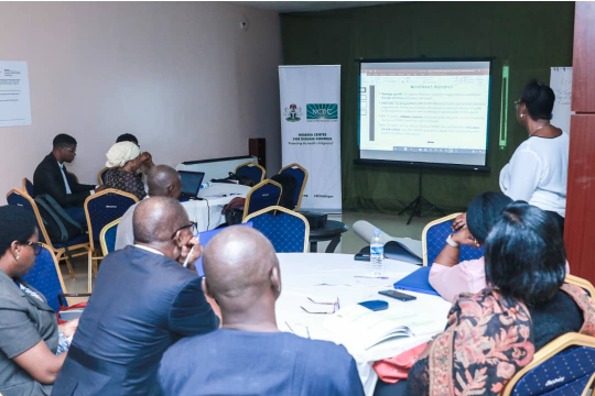 NCDCgov's tweet photo. Last week, the #NCDCTeam & Partners met to review the #NCDCStrategy (2017-2021), update key stakeholders on overall progress and define priority themes and focus areas for NCDC beyond 2021.
See a recap in our Weekly Epidemiological Report #NCDCWER via: https://t.co/QF5qDZGaSo https://t.co/AY92WeQ4qn