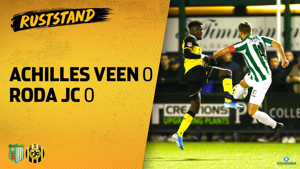 RodaJCKerkrade's tweet photo. #RUSTSTAND ⏸
Nog geen doelpunten in Veen, kom op boys! 👊
#AreYouWithUs #VEEROD https://t.co/6F0tvQoUVo