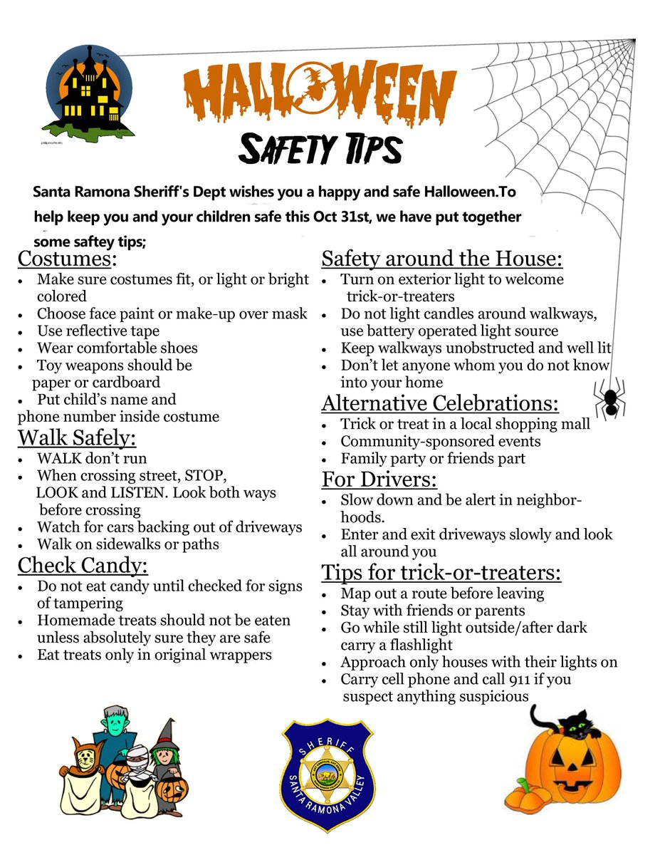 santa_pd's tweet photo. Be safe this Halloween. https://t.co/qxFjAK24vW