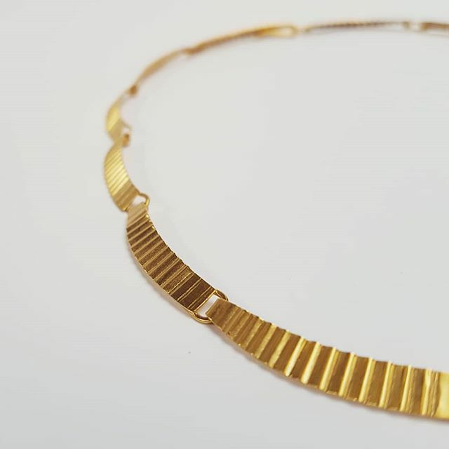 Design story - all about the new Kyoto necklace in the blog, find the link in my profile. Inspired by a Zen garden. The simplicity and purity of forms in the temple and surrounding gardens inspired the design of this necklace. There's even some 'Making TV' for you, showing t…