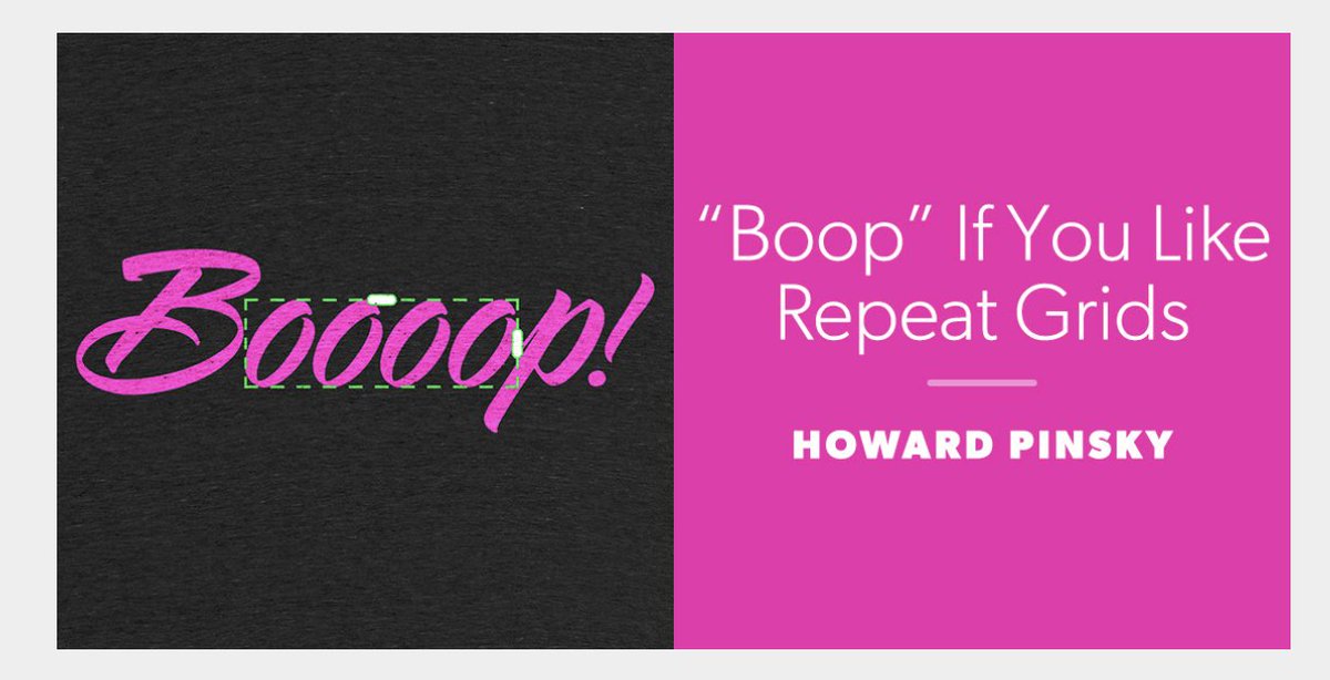 Veronica's tweet photo. Haha! Excellent design in the @cottonbureau newsletter, @Pinsky! #Boooop #adobexd https://t.co/NChuhrDe3Q