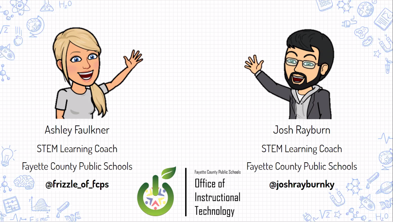 ReedEdTech's tweet photo. SOOOO excited to have a chance to learn from STEM superstars @JoshRayburnKY &amp; @Frizzle_of_FCPS in the #KySTEFall Event!
#KySTETeach #KYDLC https://t.co/gPE26fOCsC
