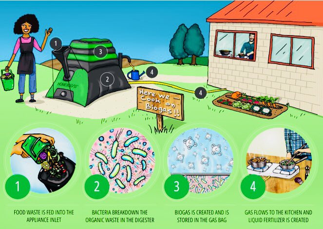 PacificGrow's tweet photo. Learn how to make your own #renewableenergy from food waste or animal waste and see the rewarding journey for our pristine #Pacific. Designed to be super easy you toss in your #organic waste, and the bacteria will do the rest.  🙌 you have #biogas cleanenergy #ClimateActionNow https://t.co/veeBQ9ueq9
