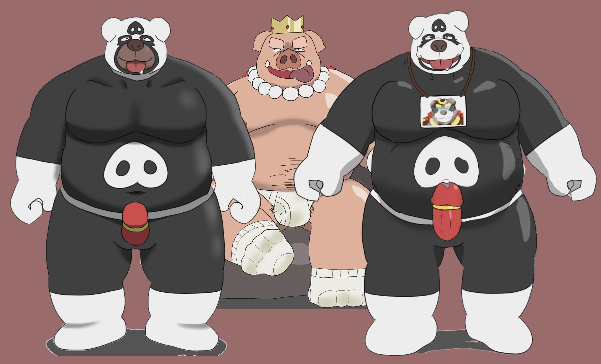 Omo 怪人ダブーブの前に立ちふさがるその忠実な下僕 黒豚戦闘員のイラストです T Co Clwqrqtcvo Twitter