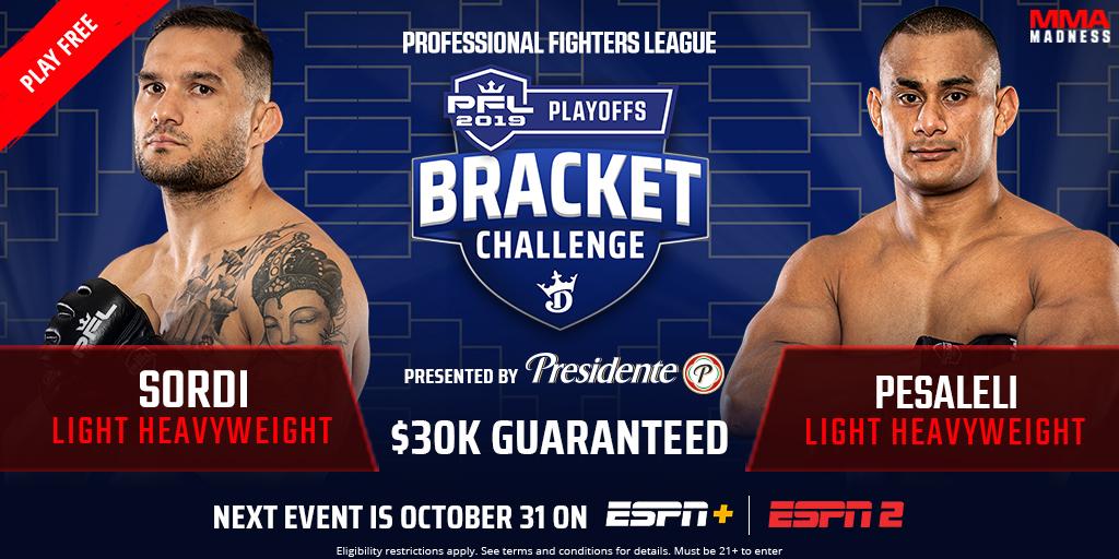 DraftKings (@draftkings) on Twitter photo Pick from the toughest fighters in the 2019 <a href="/ProFightLeague/">PFL now @PFLMMA</a> Playoffs Bracket Challenge and compete for huge cash prizes.
👊➡ dkng.co/2PtmD1a Pick from the toughest fighters in the 2019 <a href="/ProFightLeague/">PFL now @PFLMMA</a> Playoffs Bracket Challenge and compete for huge cash prizes.
👊➡ dkng.co/2PtmD1a
