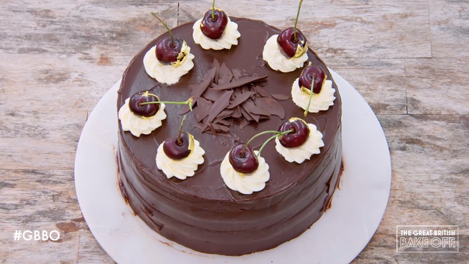 British Bake Off Steph S Black Forest Gateau You Can T Beat An Old Classic Gbbofinal