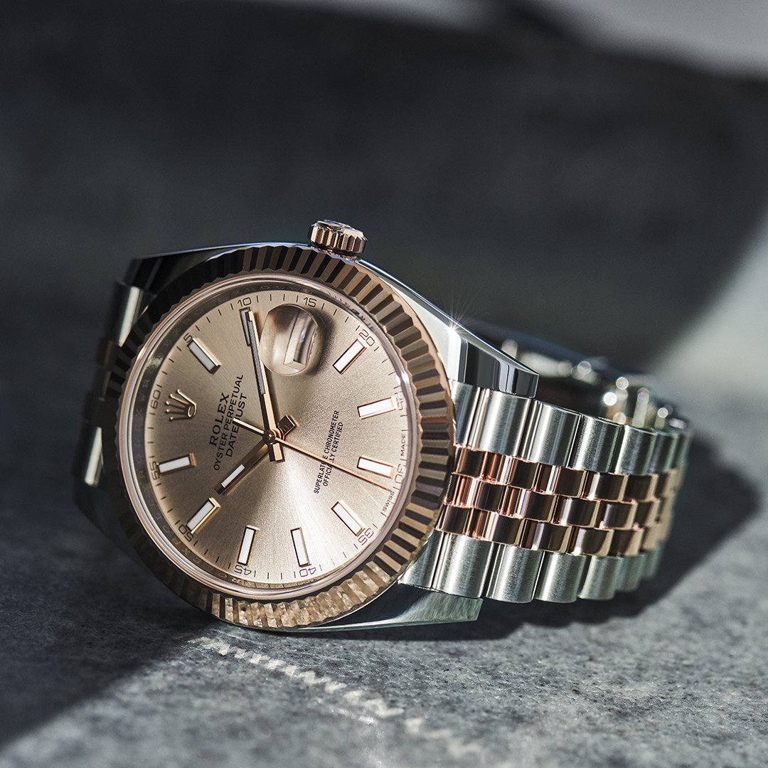 rolex datejust 41 sundust dial