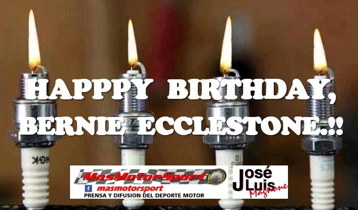 Happy Birthday Mr. Bernie Ecclestone.! 