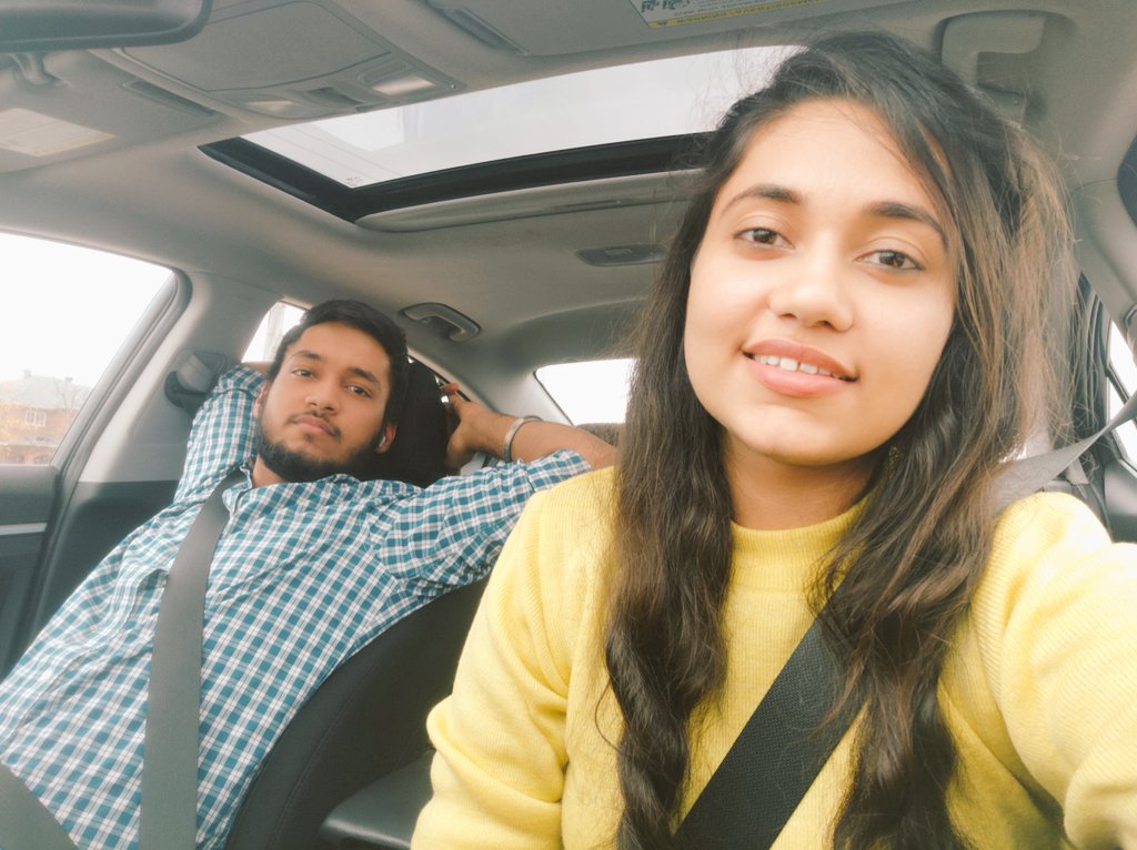 Parteetkaur2's tweet photo. Drive in this lovely weather 😍 #tuesdayvibes #Lovehim #siblinglove https://t.co/YmsK5gIVQJ