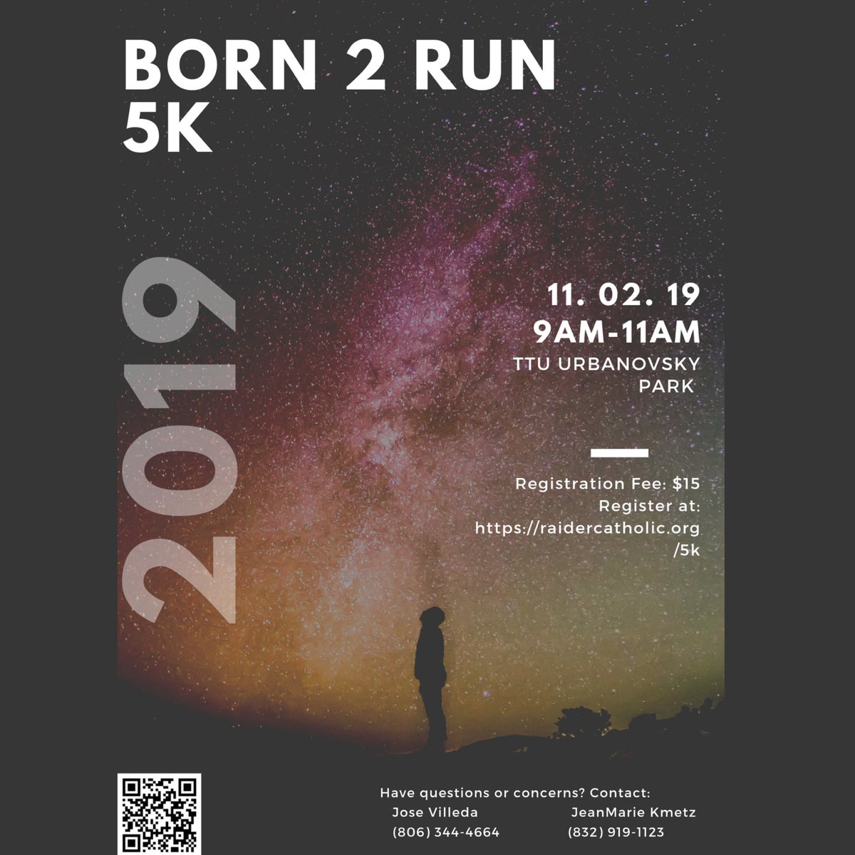 TECHCSA's tweet photo. This Saturday, @RaiderCatholic and @ProLifeRaiders will be hosting a ProLife run/walk!  🏃🏽‍♀️🏃🏽‍♂️ $15 to register! 50% of funds will go to the @NurturingCenter of Lubbock. The other 50% will go to scholarships for student moms. Please share and signup! Everyone is welcome!#Born2Run https://t.co/bmXk24looL