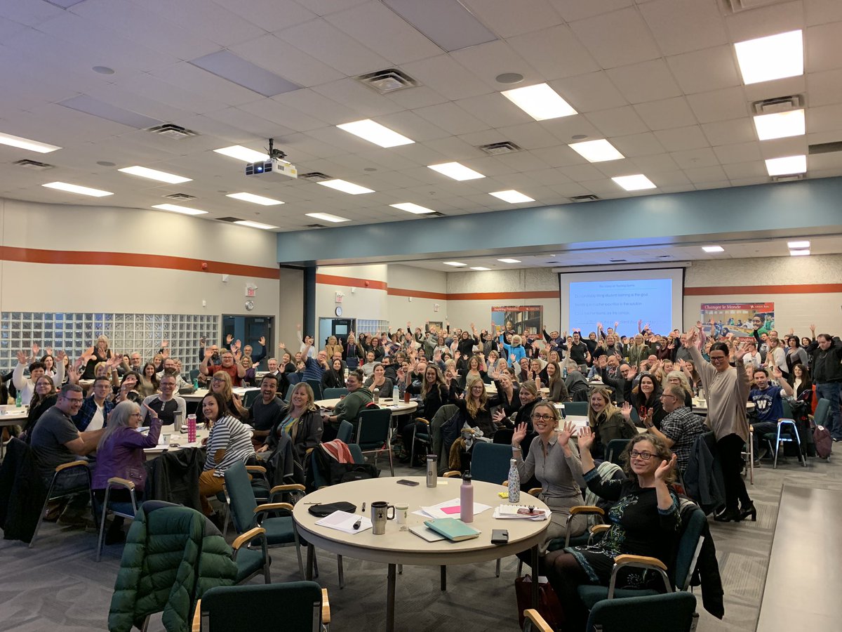 SimonBreakspear's tweet photo. Great finish to our #winnipeg 2-day @teachingsprints institute with 200+ educators alongside @TLGuimond. Wonderful to continue our deep partnership with @MBSchoolSupers https://t.co/NOLAYN9WYE