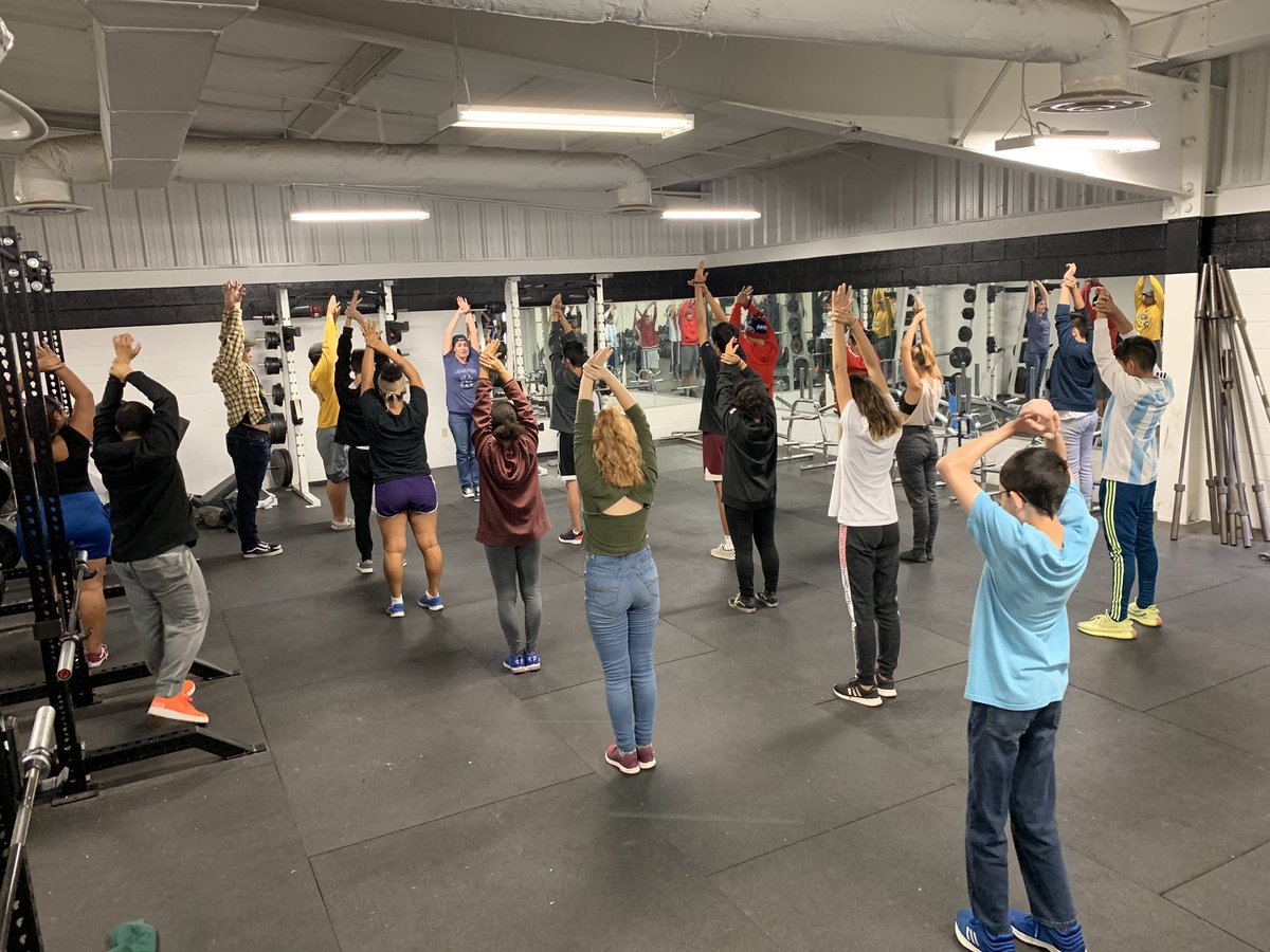 MCHSSoccer3's tweet photo. A little yoga after a quality HIIT workout. We’re starting to rev up the last part of offseason with just 32 days until the start of season!
#StrongerThanYesterday #BomberSoccer #BomberMagic #MDPurpose https://t.co/KF6VSZZyXB