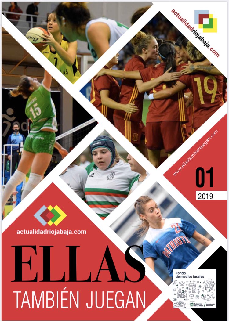 En Actualidad Rioja Baja hace tiempo que sabemos que #EllasTambiénJuegan y, en esta ocasión, hemos decidido mostrároslo en papel.

No os perdáis nuestra publicación especial con reportajes, entrevistas y el repaso a la temporada de varios club.
ellastambienjuegan.com