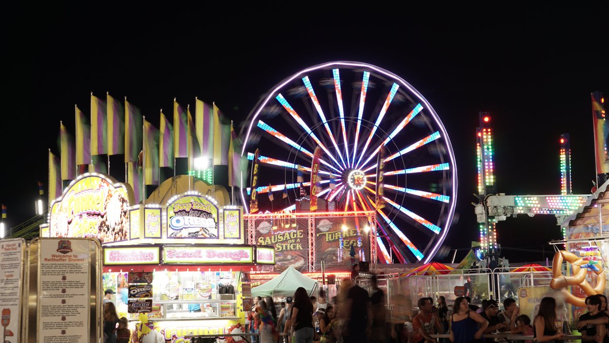 NMStateFair's tweet photo. It's only been a month and a half and we already miss fair-time 😞. So here is a couple pictures of our amazing Midway presented by Reithoffer Shows to brighten up your day.

What was your favorite ride this year?
#NMSF #CarnivalPics #StateFairFun https://t.co/E2JAaedRyu