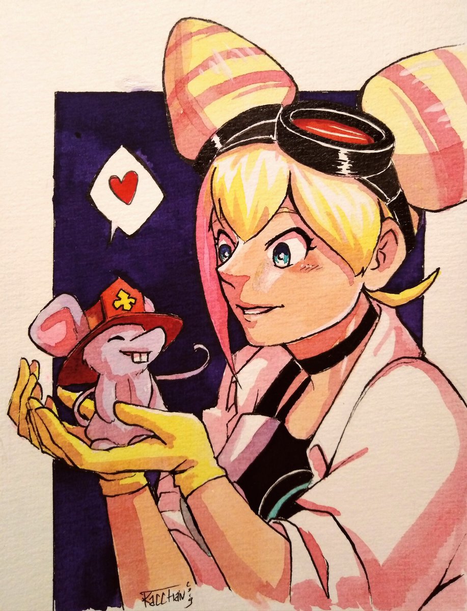 Yocchan_art's tweet photo. #PromareInktober
#Inktober Day 29 : Pets
Here is more of our adorable Lucia and Vinny🐁
#PROMARE #プロメア https://t.co/G9aeNRin8w