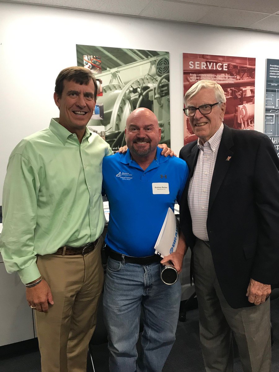 BradyService's tweet photo. Brady hosted the Community College Instructors Conference in our Greensboro office this week. This conference discussed workforce development needs, and the importance of partnerships among colleges and industries to attract and develop the future workforce. https://t.co/C41u6Q0zz2