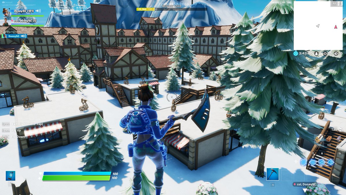DonnySC's tweet image. Gungame - Winter Wonderland
Traditional style gungame!
Get 15 eliminations with 15 different weapons to win the game!
Mapcode: 7245-9152-2604