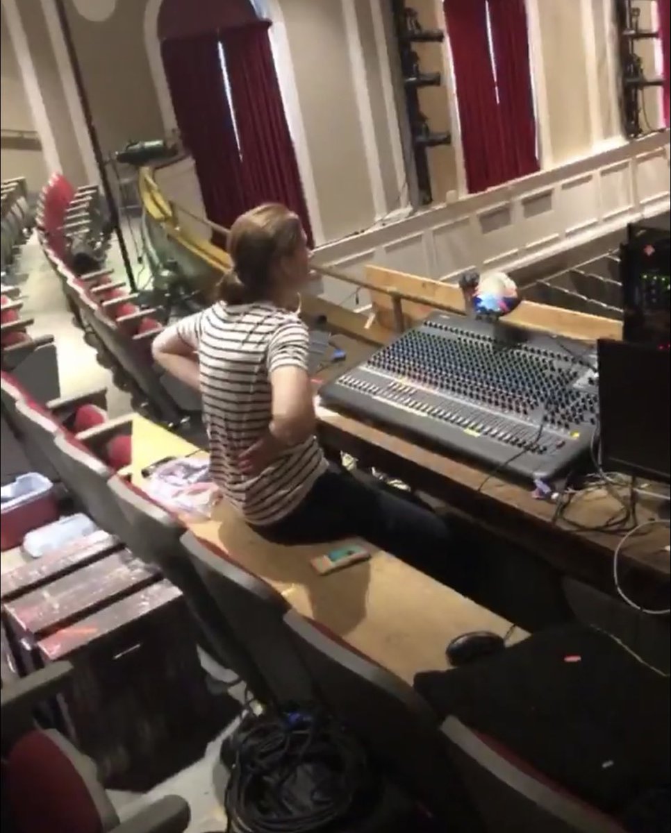 ITSCranford's tweet photo. It’s tech week for the #Fantasticks at Cranford High, and that means it’s tech week on the ITS Social Medias, too! Look out for some cool behind-the-scenes content from tech! #techtakeover #BehindtheScenes #TechTheater https://t.co/7y752zif8b