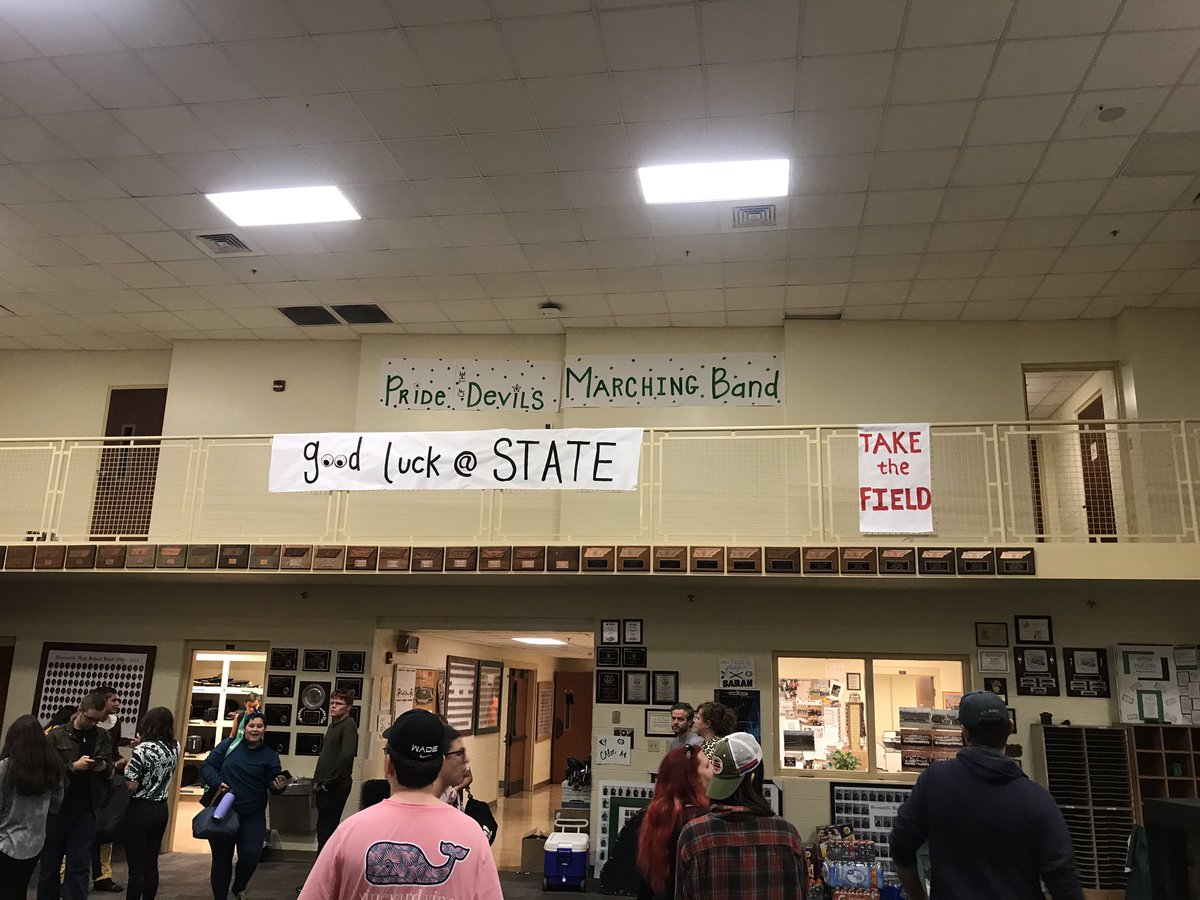 So many emotions tonight. So many thoughts and memories. We have the Greatest Show.  We have the Greatest parents.  We have the Greatest Staff and we have the Greatest Band.  💚💚💚