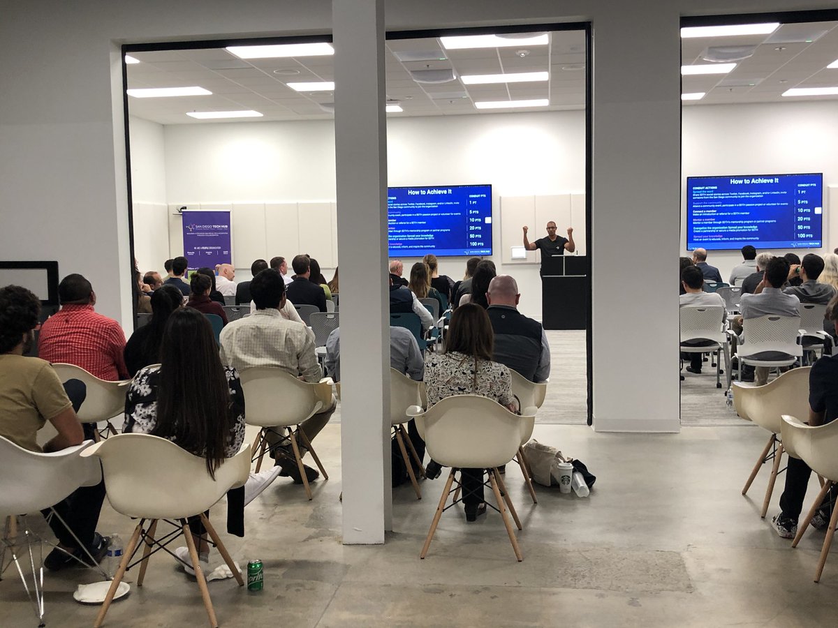 NetZeroCafe's tweet image. Another great networking event with #SDTH tonight at #WalmartLabs in #Carlsbad #SanDiegoTechHub #SocialGood