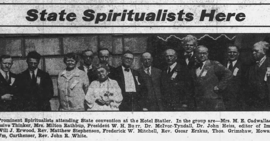 danklaes's tweet photo. In 1926 The BEST of the BEST Psychics hit the Buffalo Statler Golden Ballroom Floor #Psychics #ProgressiveThinkers #BuffaloStatler #Paranormal #Immortality You can catch the next #PsychicFair in May with @TalkKaycee Kay Colburn https://t.co/nC35QvgsUa