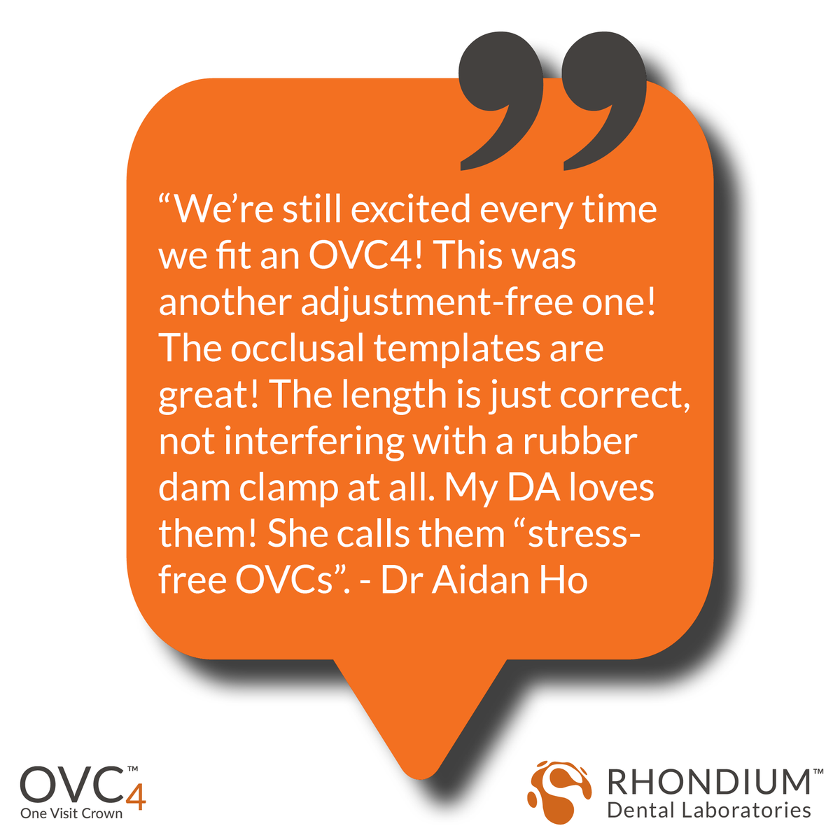 rhondium's tweet photo. A wonderful testimonial from Dr Aidan Ho about OVC4. https://t.co/5Vn1mQY9kk