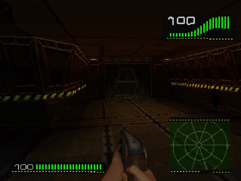 AT barely follows the plot of the films & instead each third of the game is based around a key location from each picture;Hadleys hope, Fury 161 & derelict space ship respectively.These first shots are early levels. Mostly corridors with box rooms but notice the lighting.