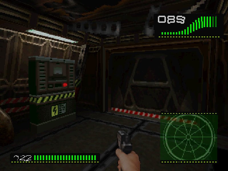 AT barely follows the plot of the films & instead each third of the game is based around a key location from each picture;Hadleys hope, Fury 161 & derelict space ship respectively.These first shots are early levels. Mostly corridors with box rooms but notice the lighting.