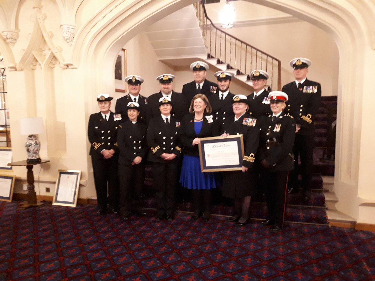 Newly commissioned officers of the Sea Cadets this evening at JFC Chicksands. Many congratulations and thanks for all you do for our young people