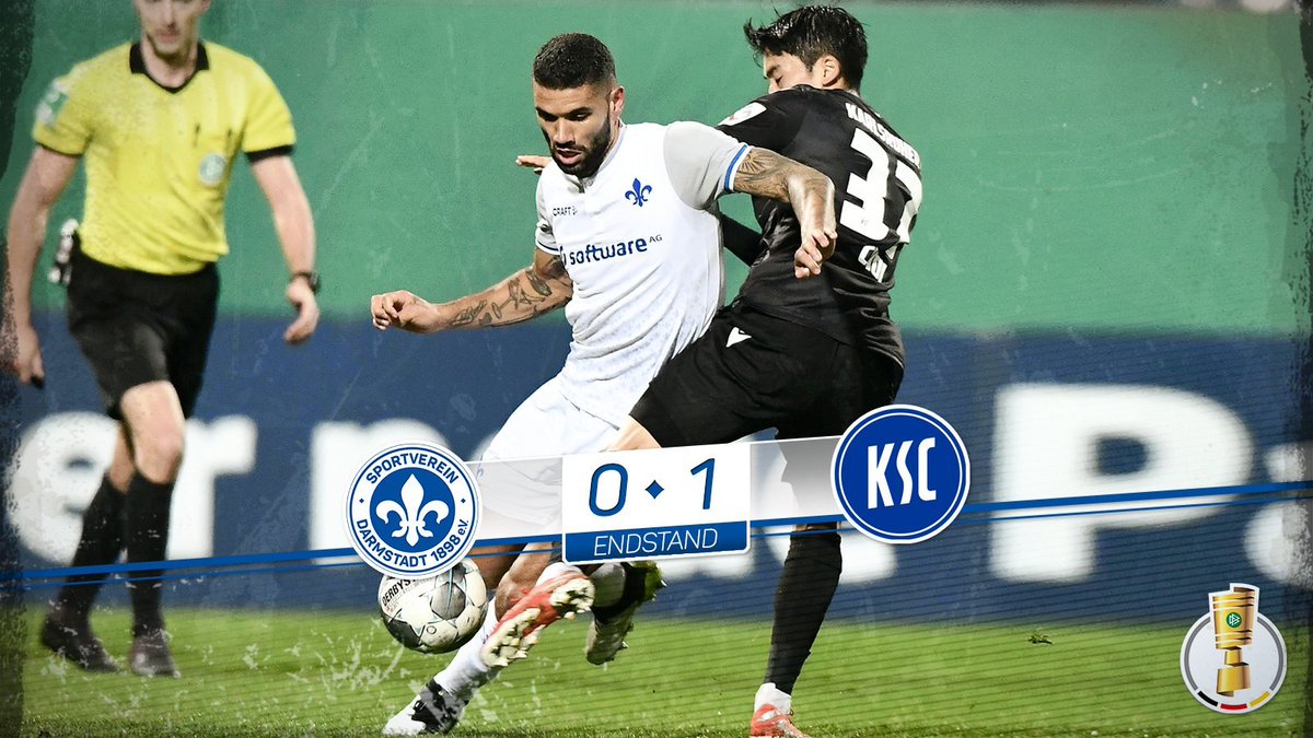 sv98BR's tweet photo. #Darmstadt perde para o #Karlsruher SC por 1:0 e esta eliminado da #DfBPokal. #SVDKSC https://t.co/KHTzkBo6ZX