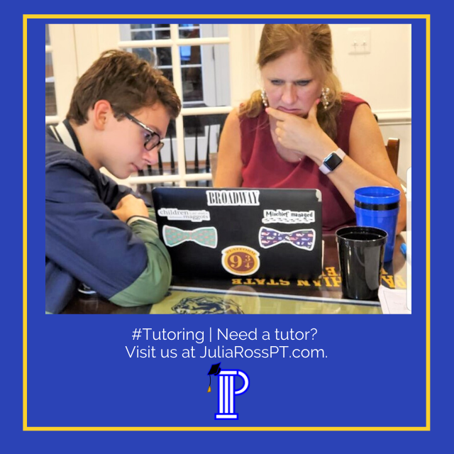 JuliaRossPT's tweet photo. #Tutoring | Science, history, foreign language, math - We've got you covered! Contact us to reserve your tutoring spot. Info@juliarosspt.com https://t.co/OwVc3ZAw4G