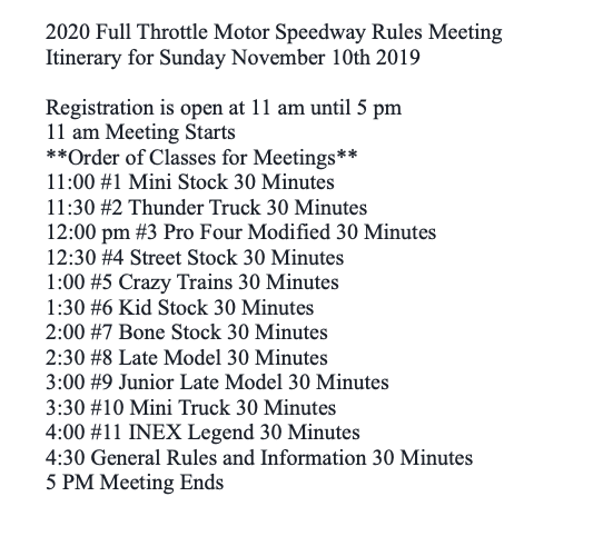 Full Throttle Motor Speedway tweet media