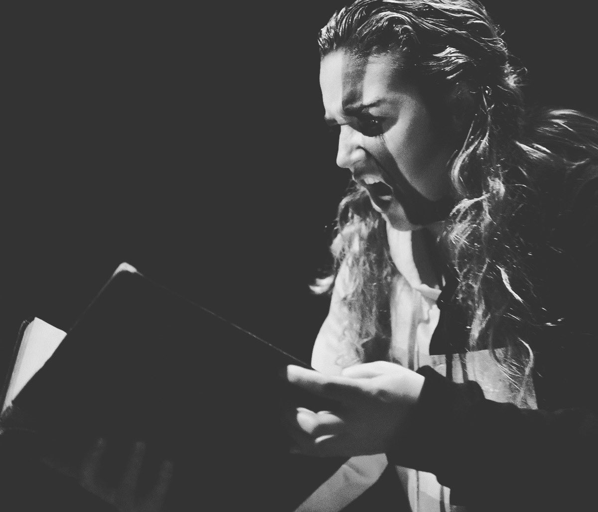 RadiusOpera's tweet photo. Less than two weeks until the final performance of The Fire of Olympus at @todhip 🔥 🏺 🔥 tickets available here: https://t.co/dEaHumZVzp  picture featuring @elspethmezzo as Epimetheus #opera #newopera #theatre #calderdale #greekmythology https://t.co/xvIDODblZi