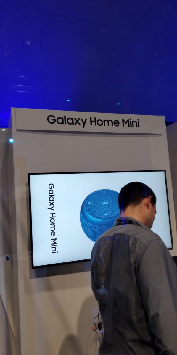 hammiegua's tweet photo. Saw the @Samsung Galaxy Home Mini on display in the demo area here at #SDC2019 https://t.co/PFB0KR4QBD